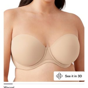 Wacoal Strapless Bra - 34H